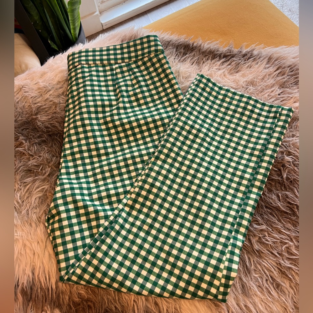 💚60’s style high waisted crop plaid pants💚